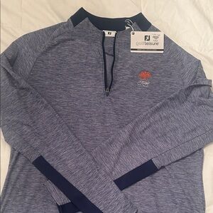 NWT FootJoy Women's Blue Quarter-Zip Sweatshirt